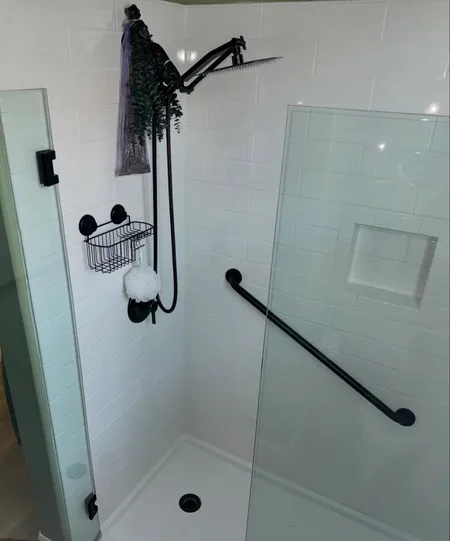 Bathroom shower tile work