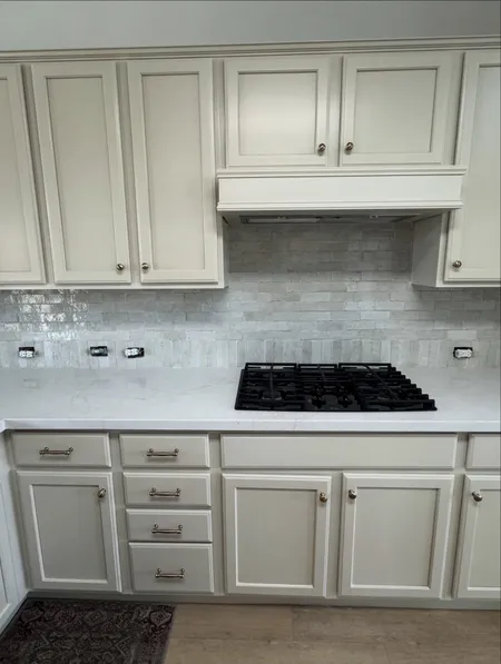 Kitchen backsplash tile work