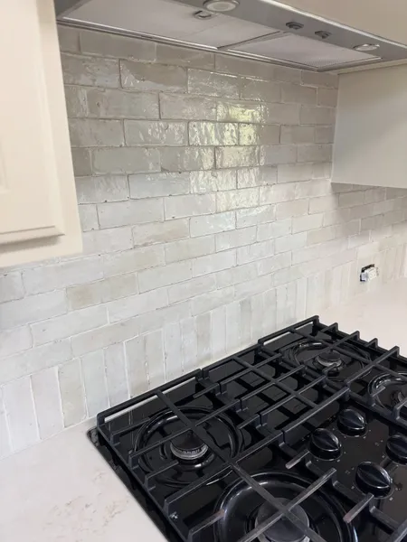 Kitchen backsplash tile work